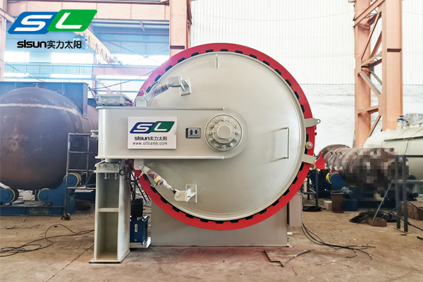 DN2000DN2400 Two New Material Composite Autoclaves were sent to Jiangsu